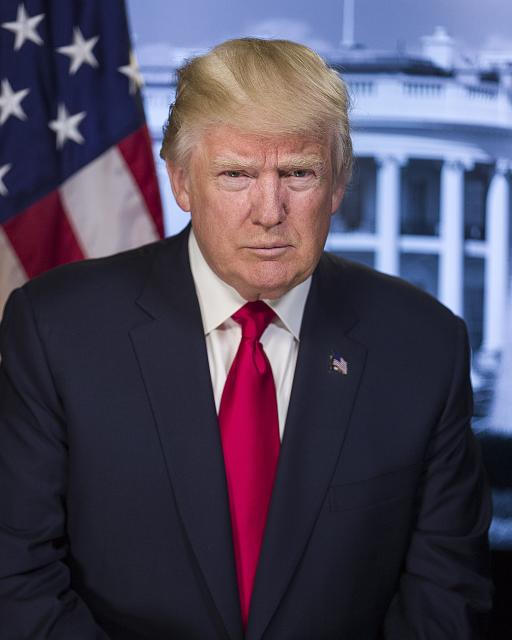 2016 presidential photo of Donald J. Trump